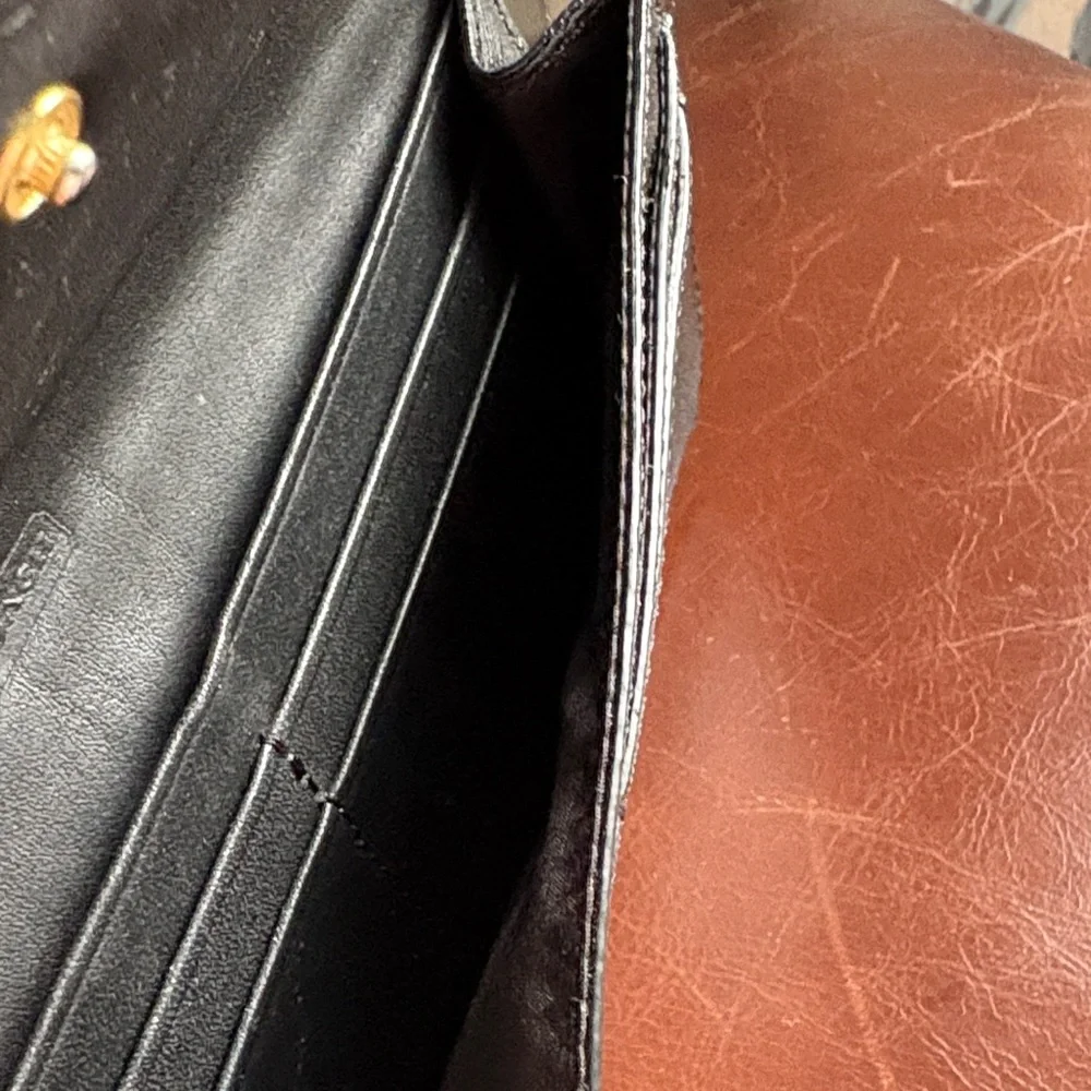 Coach Black Leather Clutch Wallet - Picture 8 of 15